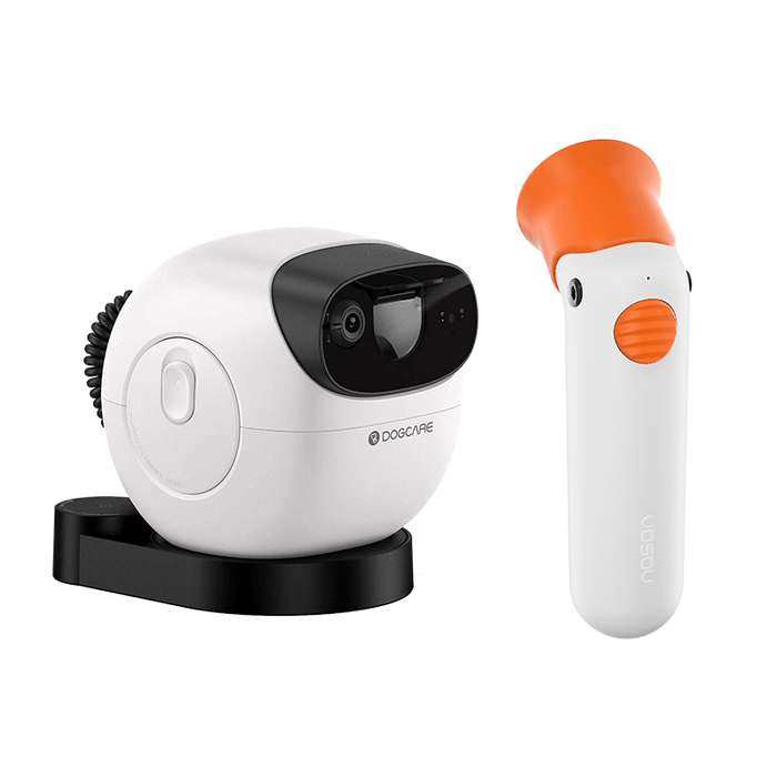 DOGCARE 360° Rotating Smart Dog Camera Treat Dispenser with Home Emergency Alerts, Dog Tracking & Treat Toss
