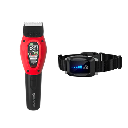 DOGCARE DLX Smart Pet Clipper Kit with Heatproof Blades, LED Display, 3 Speeds, Auxiliary Light & Rechargeable Heavy-Duty Pet Hair Trimmer Shaver
