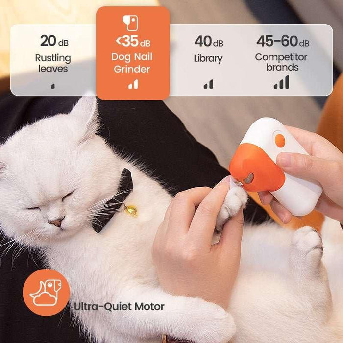 DOGCARE Red Short & Sweet DLX Smart Pet Clipper & VOSOV Pet Nail Grinder