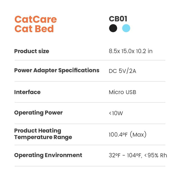 CatCare Cat Heated Cave Bed - DogCare Online Store